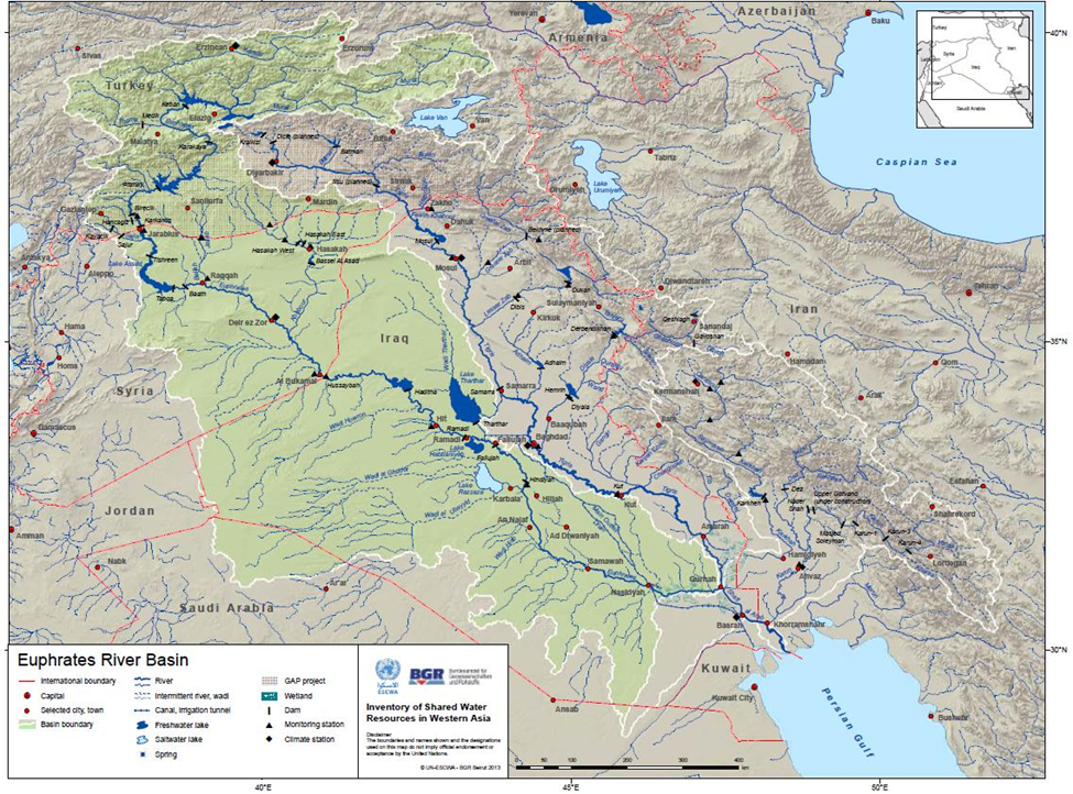Euphrates
          Drainage Basin